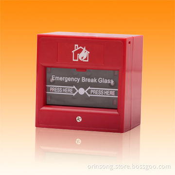Manual Call Point with 12 to 24V DC Operating Voltage, Available in Red Color